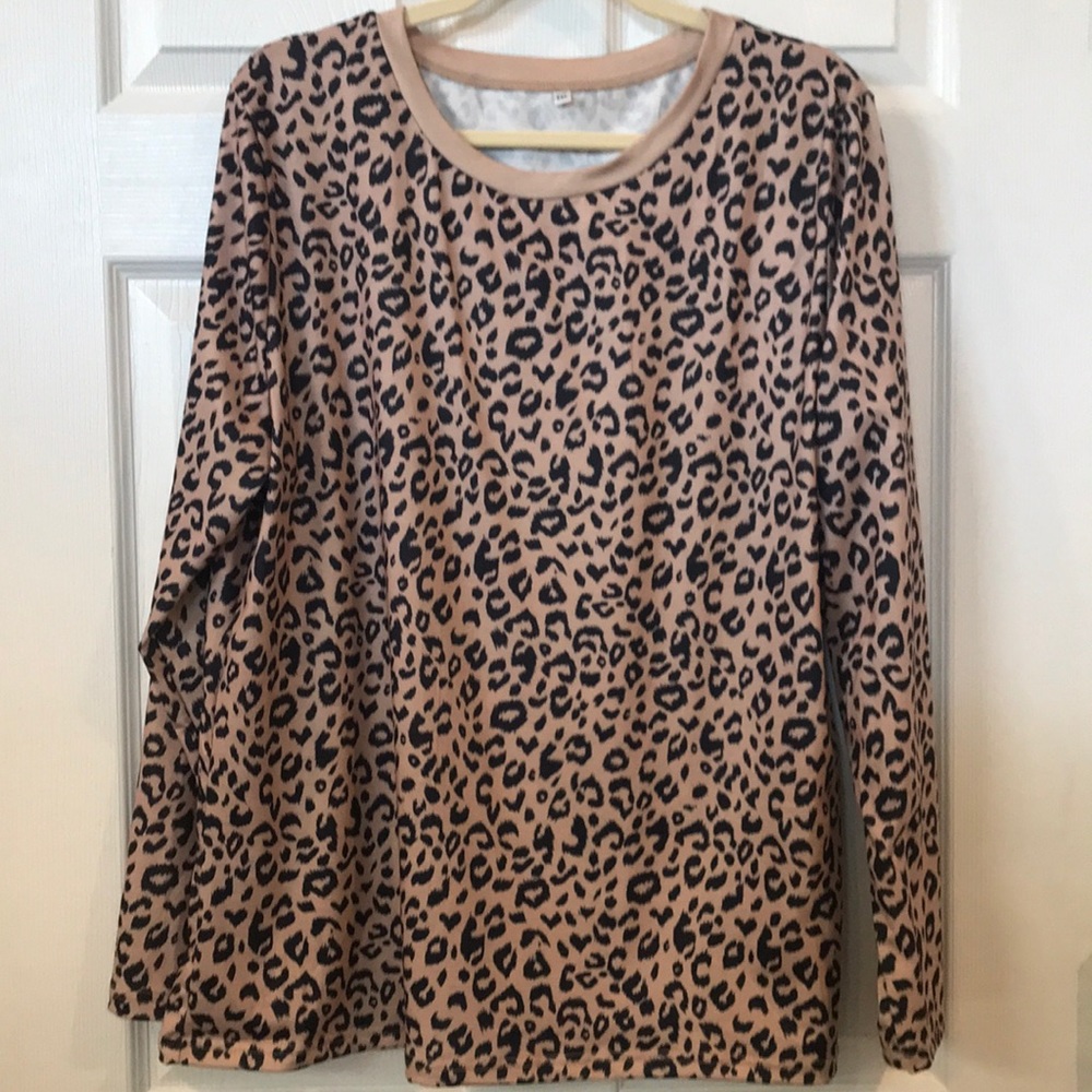 Cheetah Print Blouse